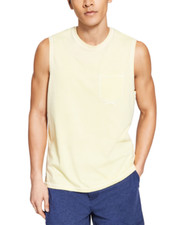 Sun  Stone Men's Sun Washed Knit Pajama Tank Top