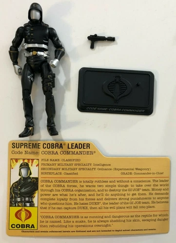 GI Joe 25th Cobra Commander v26 Cobra Legions Set Loose Complete
