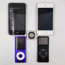 Apple iPod Lot Nano 1st  4th Gen. Touch 2nd  4th Gen. Shuffle 4th Gen. BROKEN
