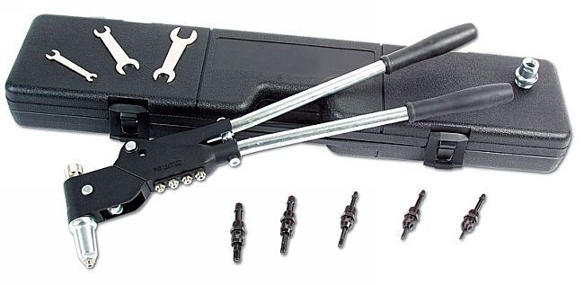 Laser 3597 Long Handle Swivel Head Riveter RivNut Tool Set M4 M5 M6 M8 M10 Rivet