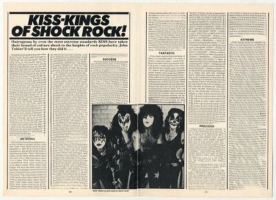 Kiss Book Article 1980