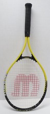 Wilson Titanium 3 Soft Shock Tennis Racket L3 4- grip, yellow and black