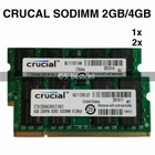 Crucial 2GB 4GB 8GB DDR2 DDR3 800 1333 MHz 200/204pin Laptop SO-DIMM Memory LOT