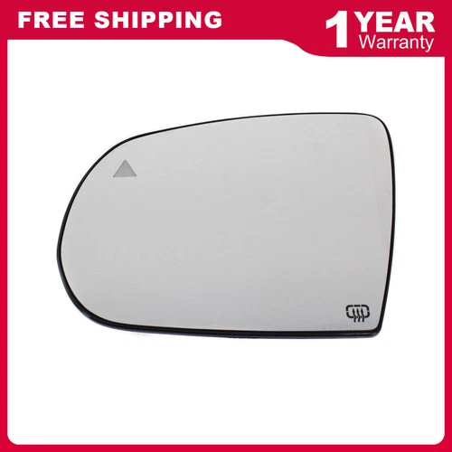 Mirror Glass Heated Driver Side For 2014-2022 Jeep Cherokee