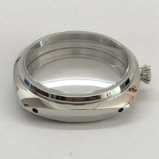 45mm Sapphire Glass Watch Case 316L Steel for ETA 6497 6498 ST3600 3621 Movement