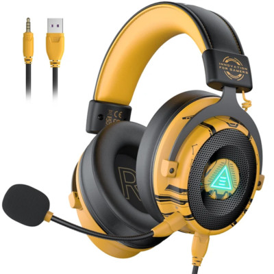 EKSA E900 Pro Gaming Headset 7.1 Surround Noise Cancelling Mic USB/3.5mm