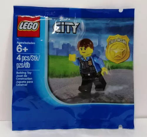 Lego City 5000281 Policier Chase McCain Police Polybag - Neuf et Scellé