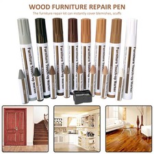 17Pcs Furniture Touch Up Kit Markers  Filler Sticks Wood Scratches Restore Kit