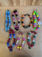 Bubblegum Chunky Necklaces Assorted Colors Lot of 7