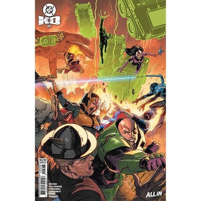 DC K.O. #5 Second Printing Cover B Fernandez Connecting Card Stock Variant
