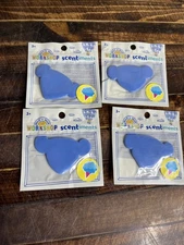 4 Pack Build-A-Bear SCENTIMENTS Cotton Candy Scent Disc Blue Sealed NEW