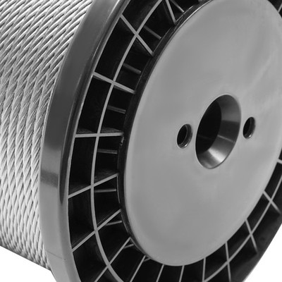 1/4 inch Stainless Steel Cable 200FT T304 7x19 Steel Wire Rope Aircraft Cable