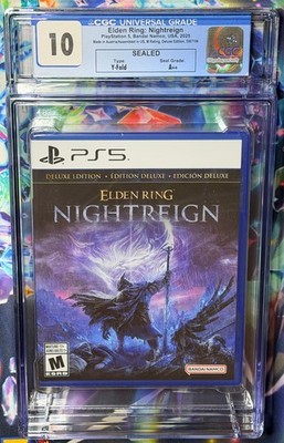 2025 PS5 ELDEN RING NIGHTREIGN 1st Print Bandai Namco USA CGC Graded 10 A++ Seal