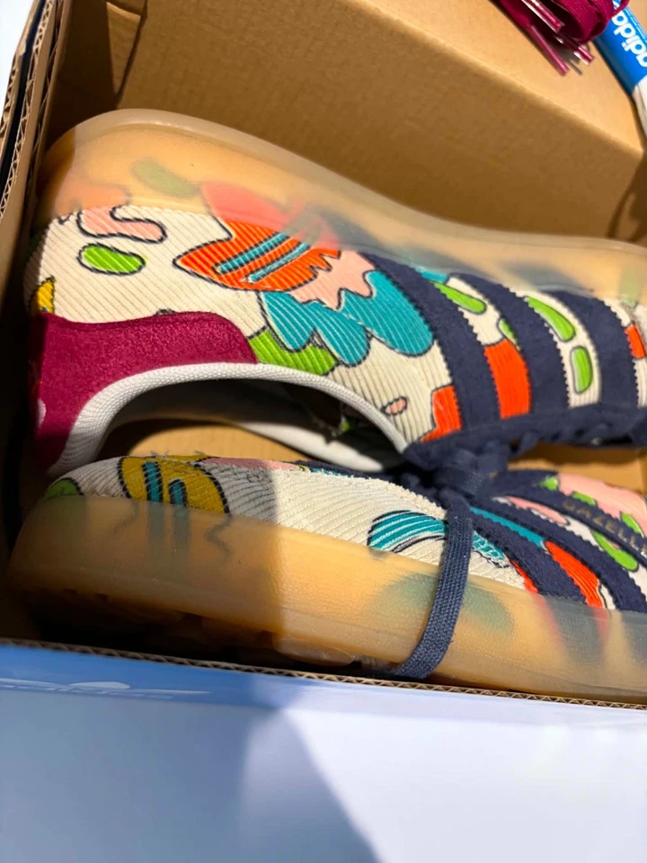 Sean Wotherspoon adidas Gazelle intérieur velours côtelé IG2849 homme 42.5 - Photo 3/4
