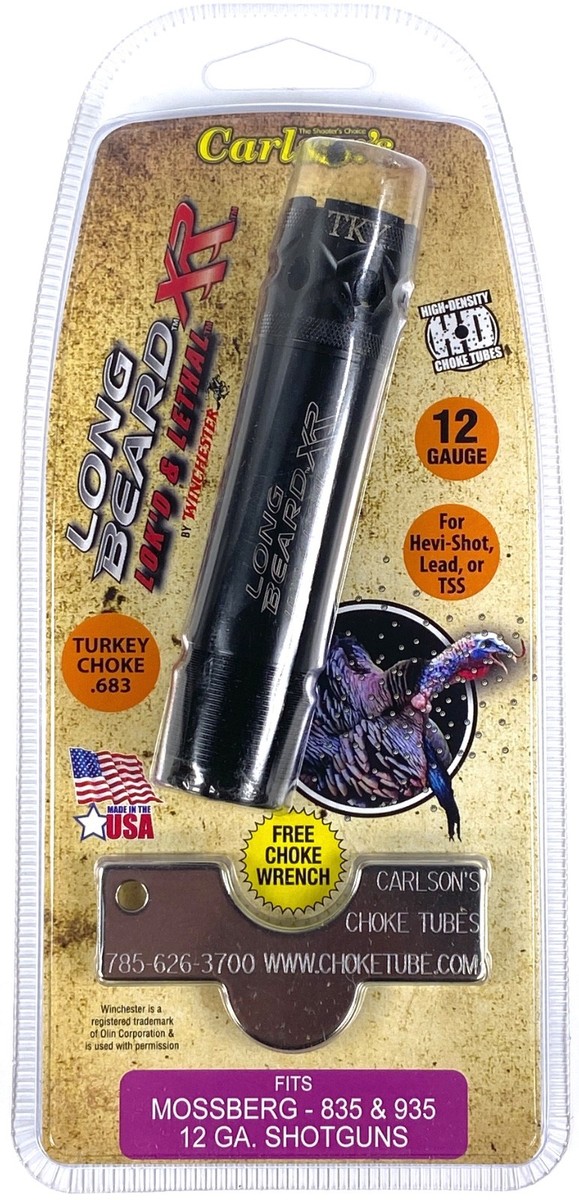 Carlson's 12ga Long Beard XR Turkey Choke .683 Mossberg 835 & 935
