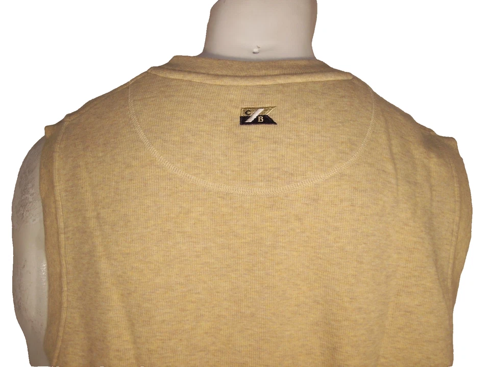 Cutter & Buck XL Tan Cotton Sweater/Vest Waterville Golf Links Ireland - Image 4 of 4