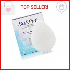 Buf-Puf Regular Facial Sponge, Dermatologist Developed, Removes Deep Down Dirt &