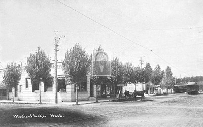 Street View Trolley Car Medical Lake Washington WA - Reprint