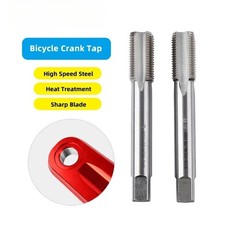 Bicycle Crank Pedal Thread Tapping Rod Left Right Threading High Speed Drill Bit