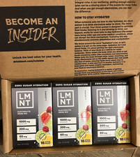 LMNT Electrolyte Drink Mix Variety Packs 54 Sticks Citrus Raspberry Watermelon