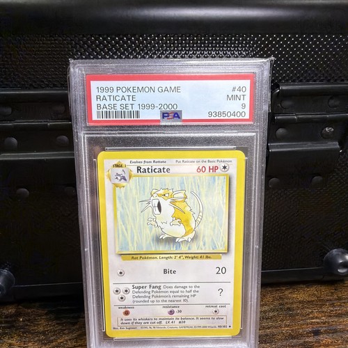 Raticate graded PSA 9 for sale on eBay