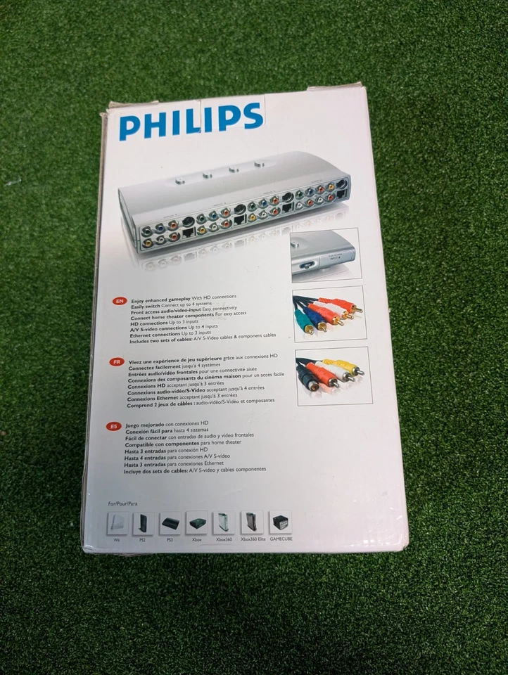 New Philips HD 4 System Selector SGP9009/27 Component A/V Switcher Retro Gaming - Image 2 of 2