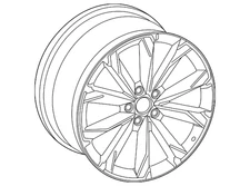 Genuine Audi Wheel Alloy 4K9-601-025-L