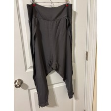 One by one teaspoon Sz large grey harem pants split leg EUC viscose