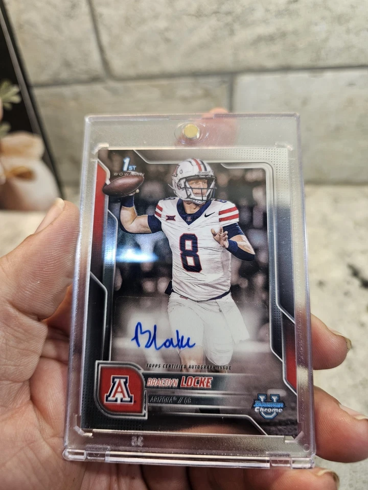 2025 Bowman Chrome Prospect Autographs Braedyn Locke Auto 1st Bowman - Image 3 of 4