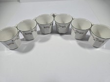 Johnson Brothers Eternal Beau Set of 6 Demitasse Cups - Made In England