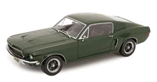 KK Scale 1:12 FORD MUSTANG GT FASTBACK DARK GREEN 1968 "BULLITT" WITH OPENINGS