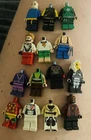 Lego  Mini figure Lot Of 14, lot of 6 torsos, 3 accessories