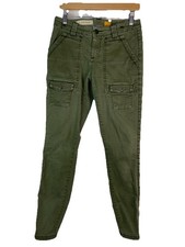 Anthropologie Pilcro  The Letterpress Tiri Cargo Army Pant Green Womens No. 6
