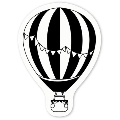 Aufkleber Sticker ''Süßer Heißluftballon'' (DW053182)
