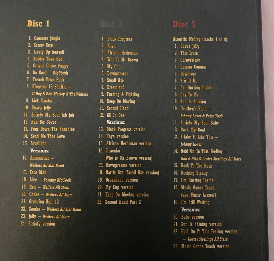 Bob Marley & The Wailers Grooving Kingston 12 JAD Masters (3 CD Box Set) 2004 - image 3 of 4