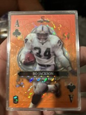 Bo Jackson 2024 Wild Card 5 Card Draw Stacked Deck 4/5 Ace Clubs