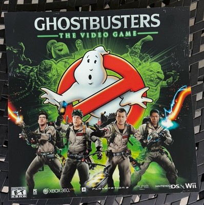 GHOSTBUSTERS THE VIDEO GAME LARGE STORE DISPLAY POSTER SIGN PROMO 24X24