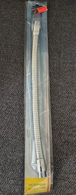Proel MC312 12'' inch Gooseneck Mic Microphone Extension (Silver/Chrome)