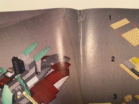 LEGO Star Wars Lot of 3 Instructions Manuals #6209, 7256 & 7261 - Damaged