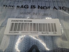 Supreme Overdyed Beanie SS22BN5 Slate