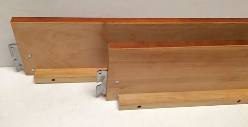 Wood Bed Rails – Pecan Finish - Hook-on - Twin, Full, Queen, King, Cal ...