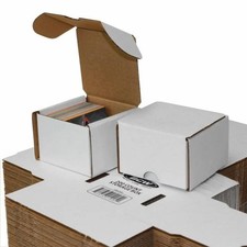 4x BCW 200 CT COUNT Corrugated Cardboard Storage Box-Sport Trading Card Boxes