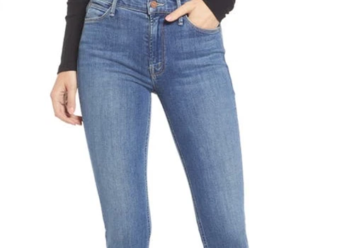 MOTHER The Dazzler Raw Hem Ankle Jeans in This Time Next Year Size 27 - Picture 2 of 3