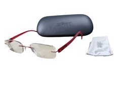 Silhouette Eyeglasses Frame Rimless 7608 40 6053 Burgundy Red 19-140 Lightweight