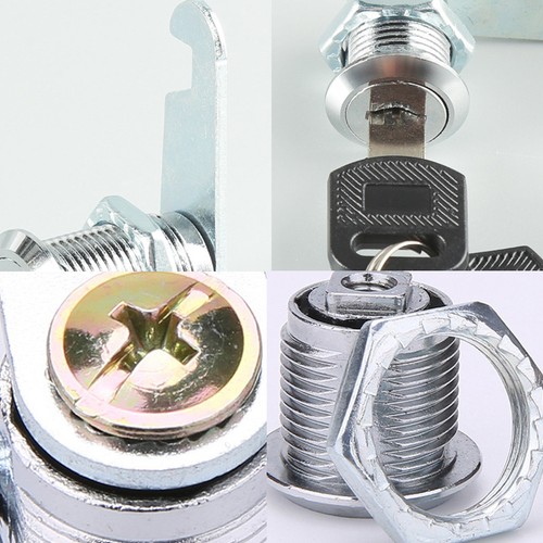 16/20/25/30mm Security Lock Locker 2 Key Cabinet Locks Filing Cabinet Security - Picture 6 of 15