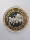 Boomtown Casino Biloxi MS Stagecoach $10 Silver Strike Western .999 Fine Silver