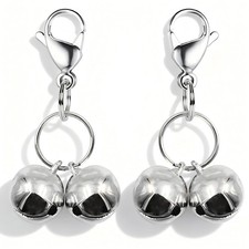 4 Sets Cat Bell for Dog Collar Charm TrainingPet Pendant Accessories with 2 Pack