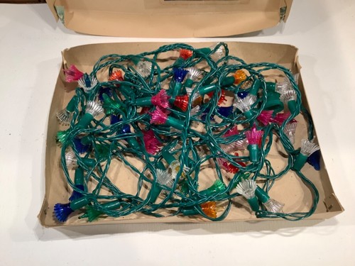 Vintage TWINKLE LITE Christmas LIGHT Set in Original Box - Picture 2 of 6