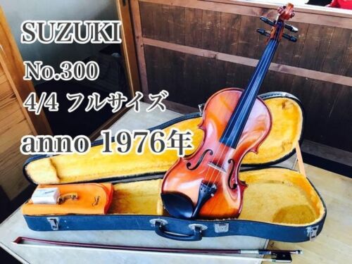 Suzuki Violin No.300 4/4 Full Size, 1976 Model, with Hard Case & Bows, Good Vint - 第 1/18 張圖片