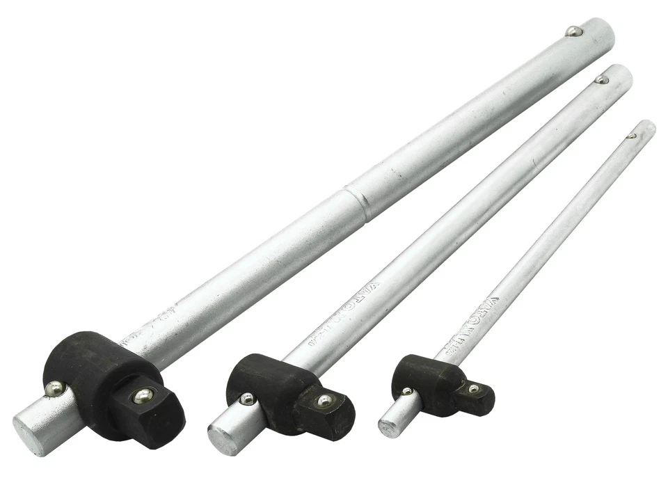 3-tlg. Stecknuss Schraubendreher Satz T-Griff 1/4" 3/8" 1/2" Zoll Steckschlüssel